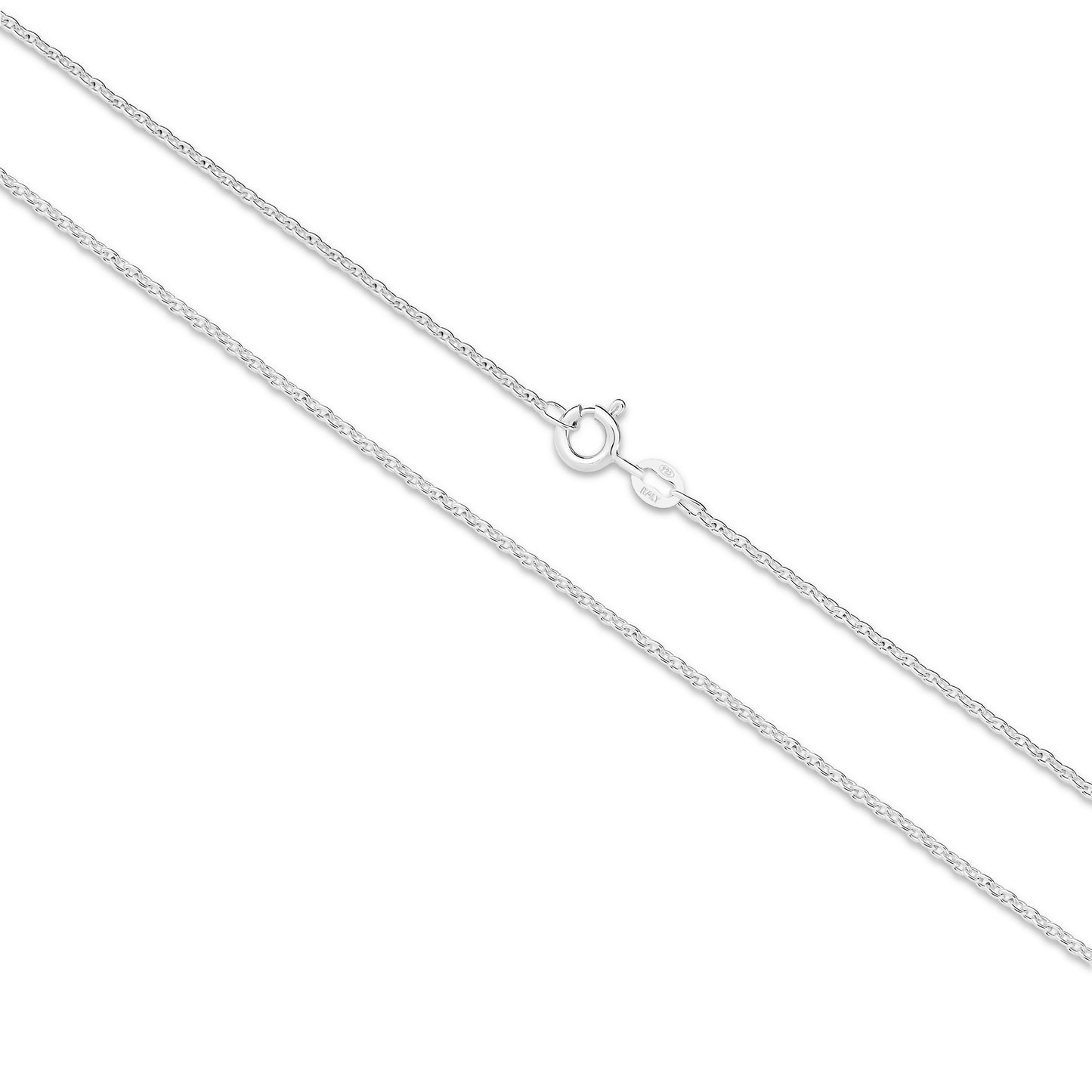 Close Cable Chain CA40 - Sterling Silver with Silver Plating