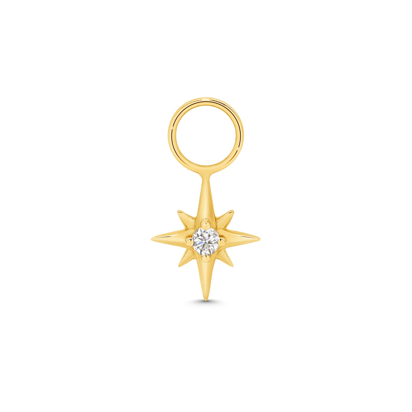 Diamond Charm 0.02ct - 9ct & 18ct Yellow Gold